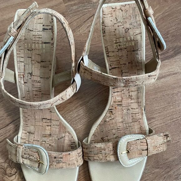 Stuart Weitzman cork wedges - Picture 3 of 13
